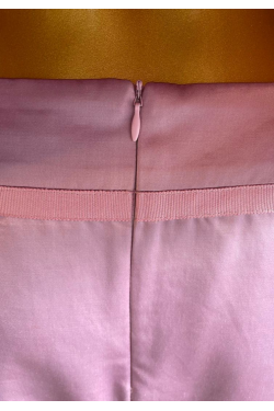 Fermeture jupe de tailleur rose