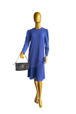 Robe Bleue Vintage avec sac Givenchy