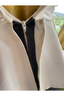 Robe noire / blanc style Chanel fermeture