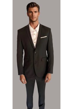 Veste de costume noir cintrée à louer sur OŪ La mode qu’on loue