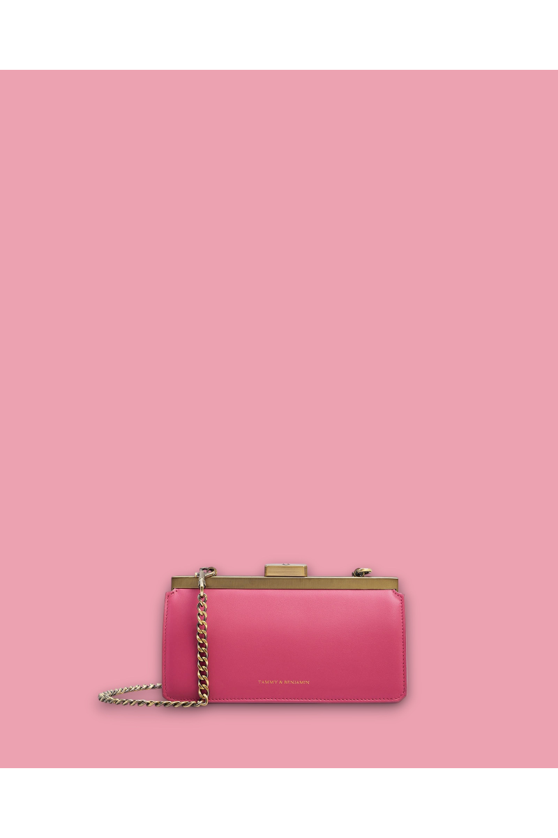 Sac Jeanne Baguette rose Tammy & Benjamin à louer