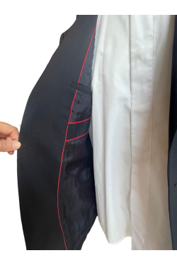 Veste de costume Hugo Boss bleu nuit en location sur OŪ La mode qu'on loue, célébration, mariage