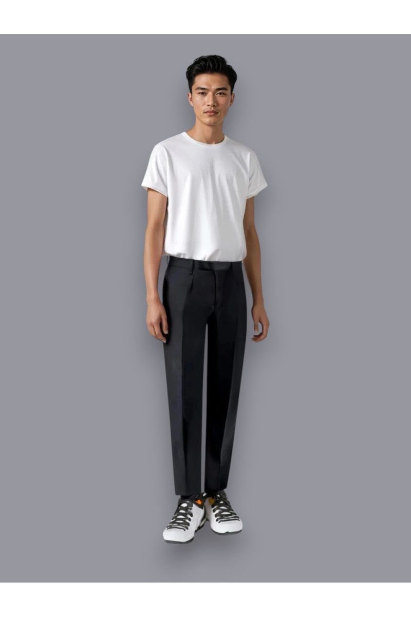 Pantalon rayé Kenzo gris élégant en location sur OŪ La mode qu'on loue Pantalon rayé Kenzo gris élégant en location sur OŪ La mode qu'on loue