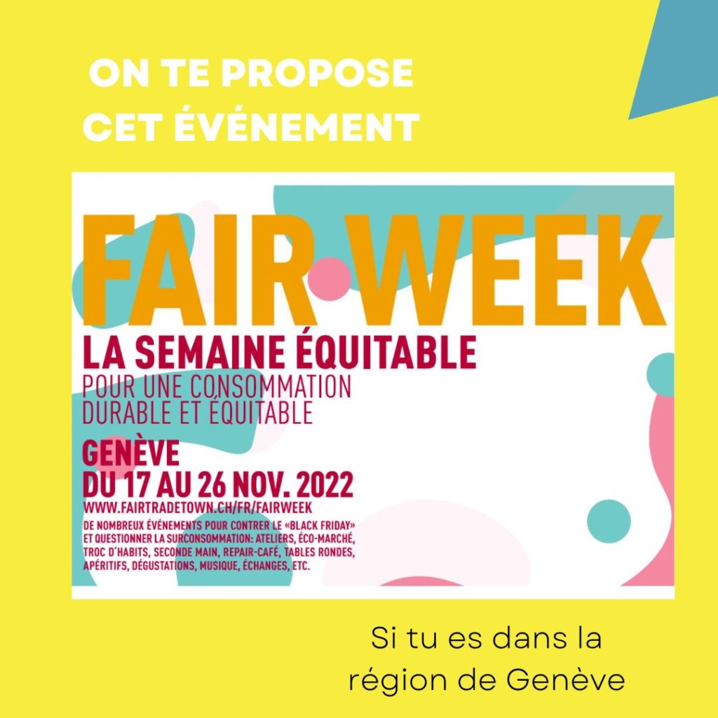 Faire Week de Genève pour une consommation durable