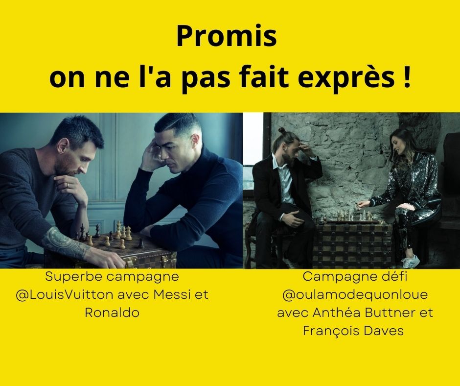 Scène mythique campagne Louis Vuitton