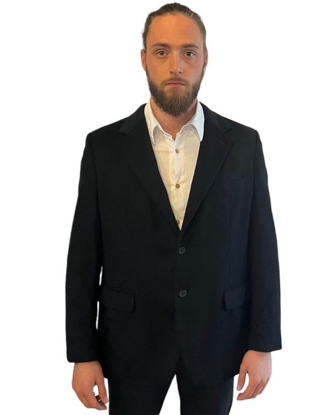 Veste en cachemire Prada dispo à la location de vêtements pour hommes