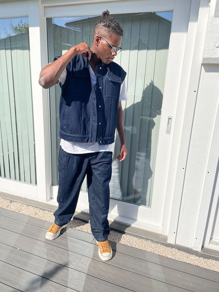 Pantalon zooter unisexe  de Chez Nous dispo à la location de vêtements pour hommes