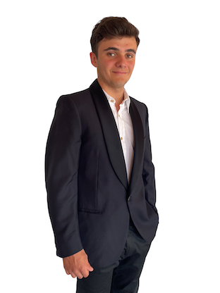 Veste de smoking chic dispo à la location de vêtements pour hommes