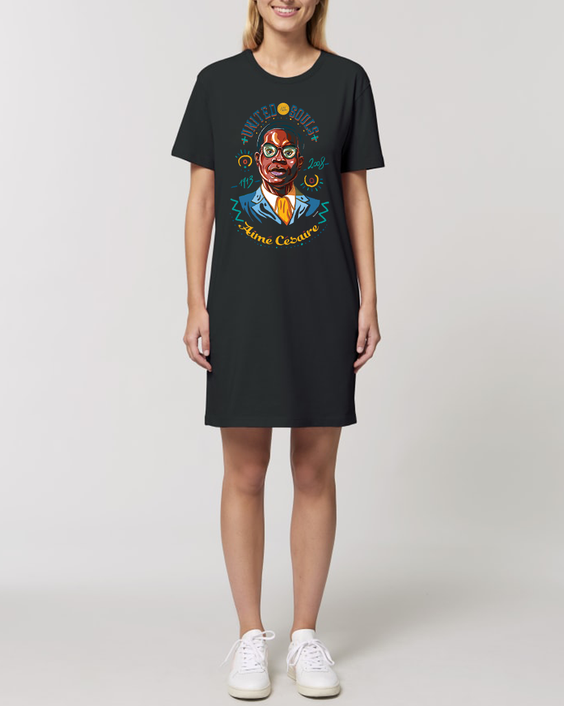 Robe t-shirt Aimé Césaire de chez United Souls