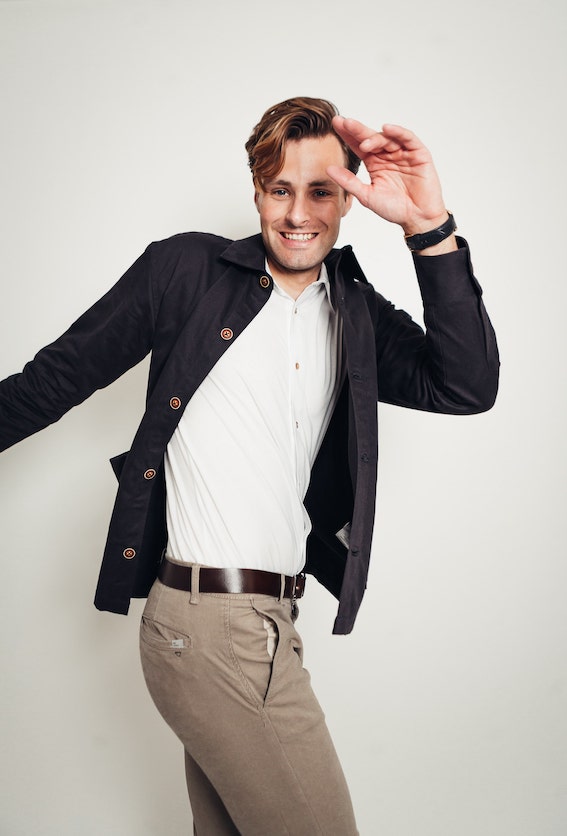 Surchemise marino Palasana dispo à la location de vêtements pour hommes