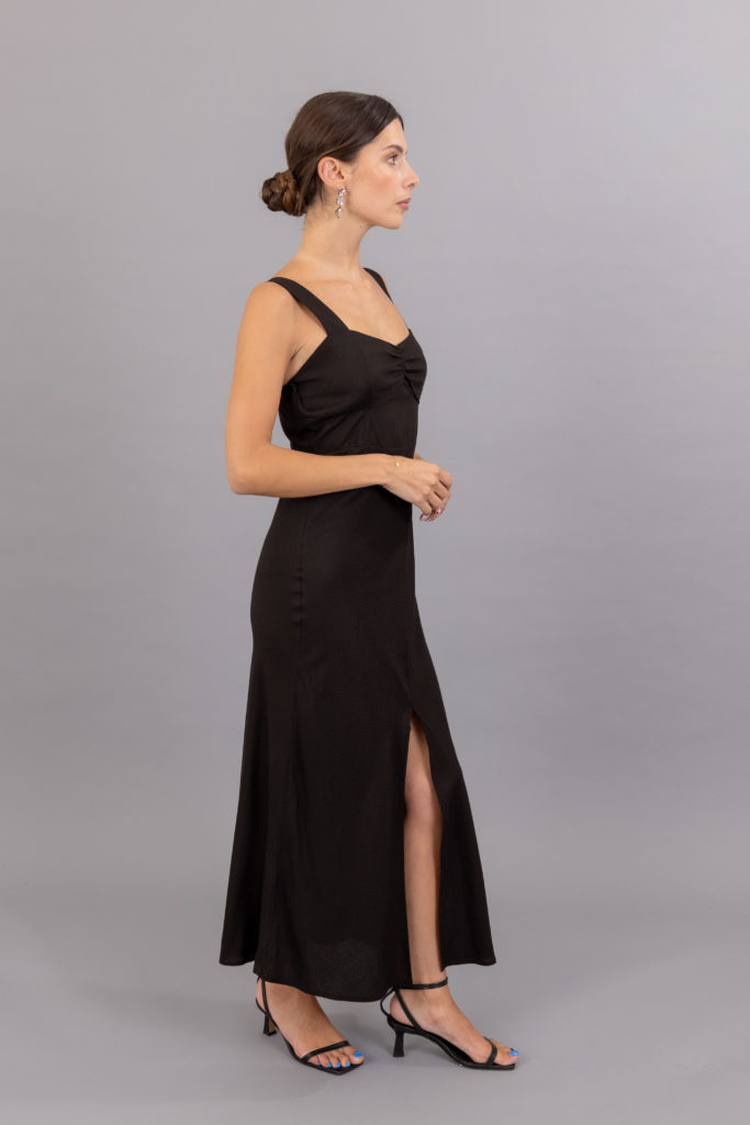 robe formelle noire tenue de bureau femmes
