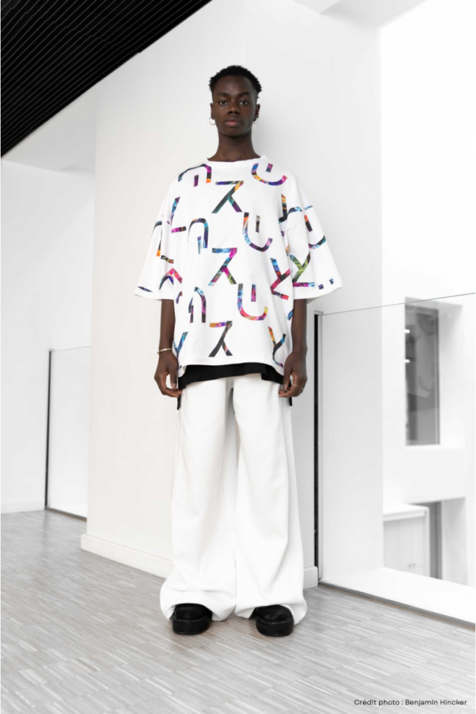 T-shirt Tsunov Unisexe Ziliox blanc 
